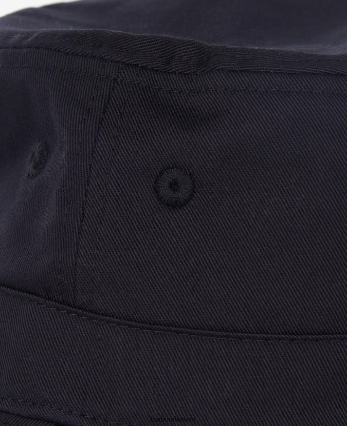 priedai Barbour Norton gręžimo kaušo kepurė juodas vyrų 6F6D802257