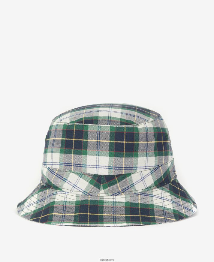 priedai Barbour Oksbridžo tartano kibiro skrybėlė vasaros gebenė vyrų 6F6D802274