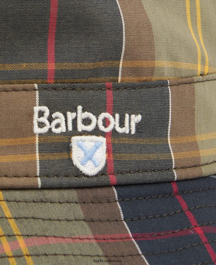 priedai Barbour tartano kibiro skrybėlė klasikinis tartanas vyrų 6F6D802273
